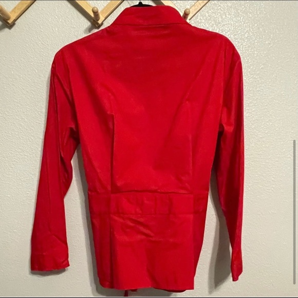 Zara Basic Red blouse - Picture 4 of 6